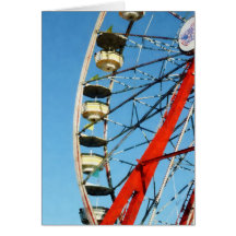 Ferris Wheel Closeup Card