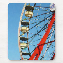 Ferris Wheel Closeup Mouse Mats