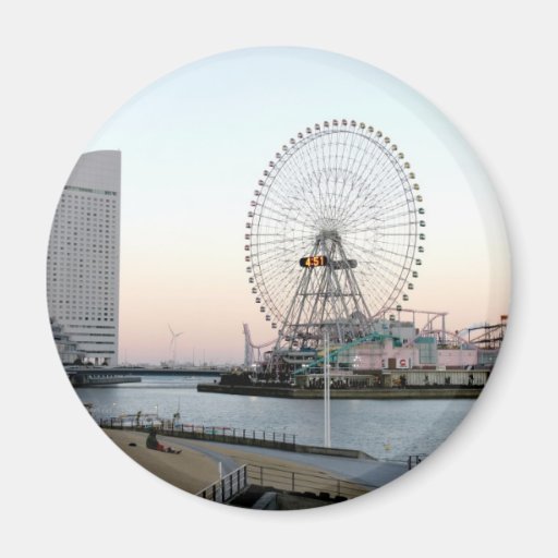 Ferris Wheel in Yokohama Japan Magnet