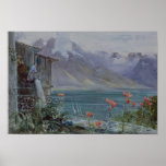 Ferritet, Lake Geneva, 1882 Poster