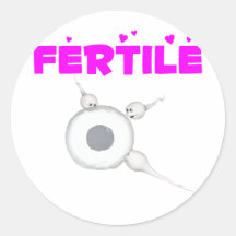 Fertile Little Guys Round Sticker