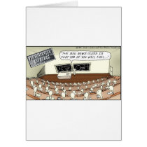 Fertilisation 101 Hilarious Cartoon Gifts & Tees Greeting Card