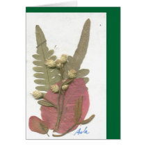 Festival Ferns II Greeting Card