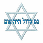 Festival of Lights Star of David Embroidered Shirt