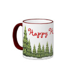 Festive Christmas Tree Creations mugs