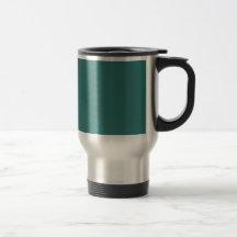 Festive dull blue Circles on a retro blue backgrou Coffee Mug