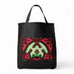 Festive fractal canvas bags