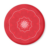 festive mandala refrigerator magnet