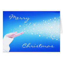 Festive Snowflakes Christmas Greeting Card