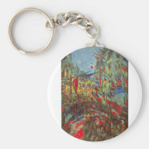 Festivities by Claude Monet Key Chains