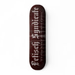 Fetisch Syndicate Skateboard Deck Burgundy