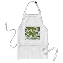 Feverfew Blossoms Apron