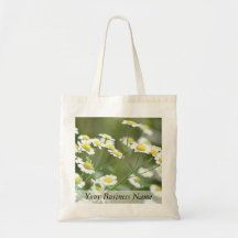 Feverfew Blossoms Canvas Bag