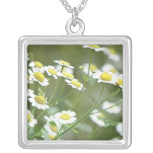 Feverfew Blossoms Necklace