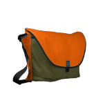FF6600 Solid Colour Orange Background Template Commuter Bags