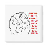 FFFFUUUUU FRIDGE MAGNETS