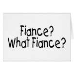 Fiance, What Fiance cards