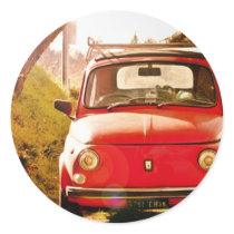 Fiat 500 in Italy Sticker