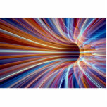 Fiber optic streak tunnel photo cut out