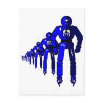 Fibonacci Robots Post Cards