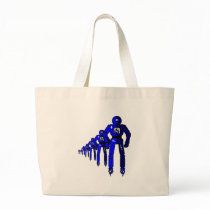 Fibonacci Robots Tote Bags