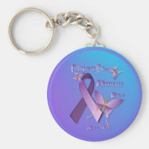 Fibromyalgia Awareness Day Keychain