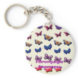 Fibromyalgia Awareness keychains