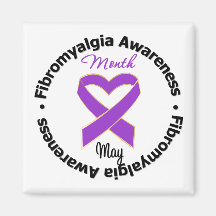 Fibromyalgia Awareness Month Refrigerator Magnet