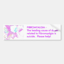 Fibromyalgia Bumper Sticker