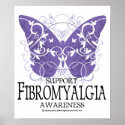 Fibromyalgia Butterfly posters