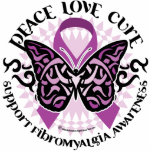 Fibromyalgia Butterfly Tribal Photo Cutout