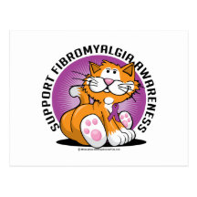 Fibromyalgia Cat Post Cards