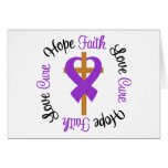 Fibromyalgia Faith Hope Love Cross cards