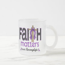 Fibromyalgia Faith Matters Cross 1 Coffee Mug