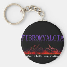 Fibromyalgia Hell On Earth Keychain