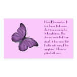 Fibromyalgia Personal card business cards