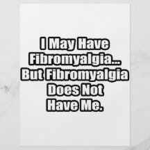 Fibromyalgia Quote Flyers