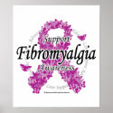 Fibromyalgia Ribbon of Butterflies 2 posters