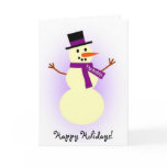 Fibromyalgia Snowman card