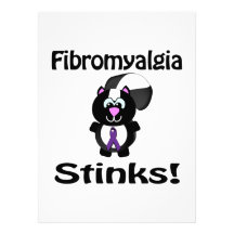 Fibromyalgia Stinks Skunk Awareness Design Announcement