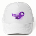 Fibromyalgia Survivor Ribbon hats