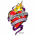 Fibromyalgia Tattoo Heart photo sculptures