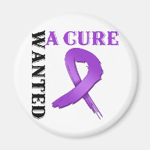 Fibromyalgia WANTED A CURE Fridge Magnet