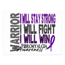 Fibromyalgia Warrior Postcards