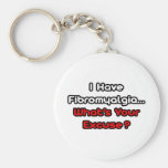 Fibromyalgia...What's Your Excuse? Key Chains