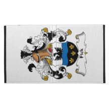 Fick Family Crest iPad Folio Cover