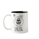 FICTS "Bee Stretching" 2-Tone Mug