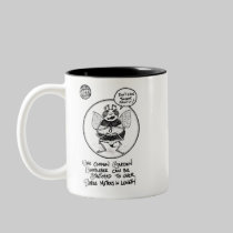 FICTS "Bee Stretching" 2-Tone Mug