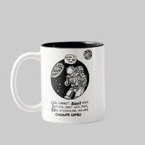 FICTS "Biscuit in Space" 2-Tone Mug