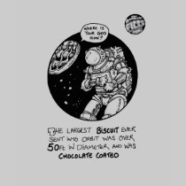 FICTS "Biscuit in Space" Ladies Babydoll T-Shirt